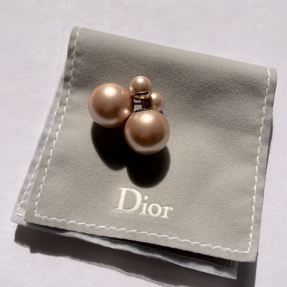 Dior Tribales pink rose gold earrings